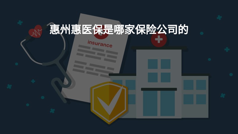 惠州惠医保是哪家保险公司的？