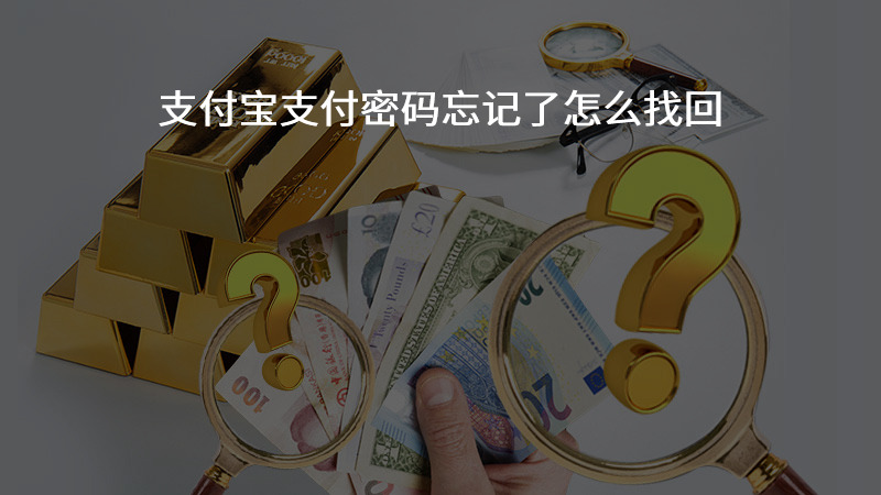 支付宝支付密码忘记了怎么找回？
