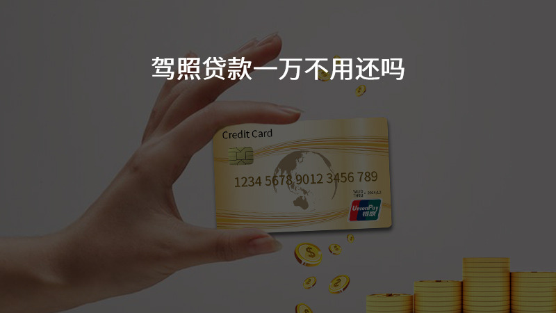 驾照贷款一万不用还吗？