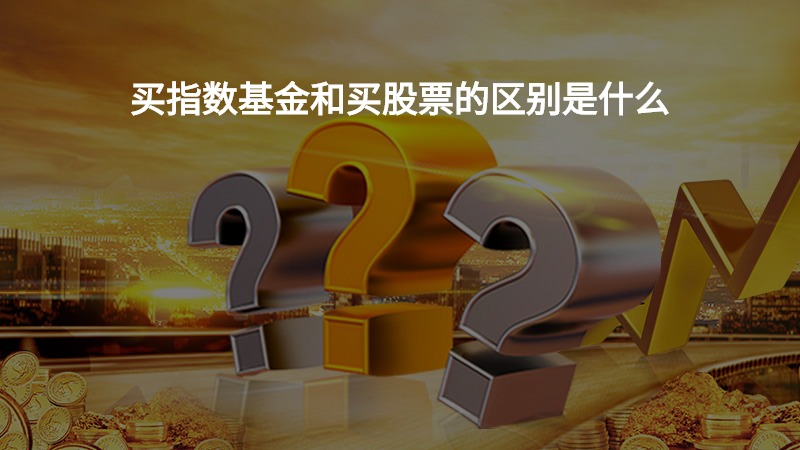 买指数基金和买股票的区别是什么？