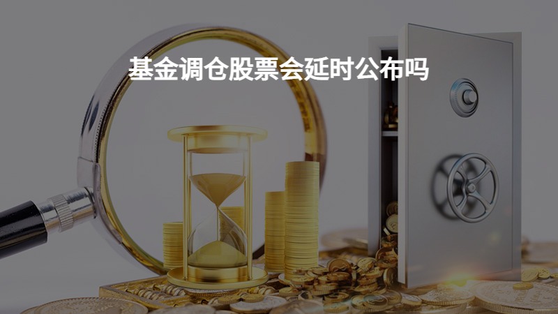 基金调仓股票会延时公布吗？