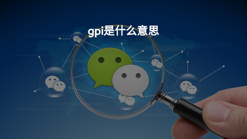 gpi是什么意思？