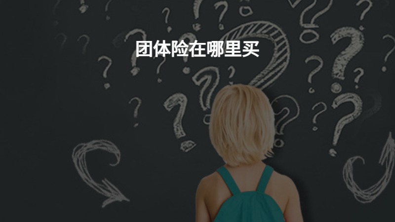 团体险在哪里买？