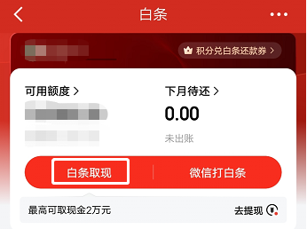 白条额度怎么弄出来