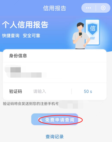 手机上能查个人征信吗收费吗多少钱