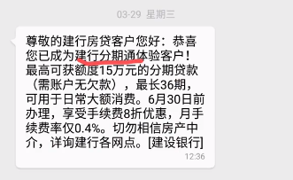 网贷发信息说有额度是真的吗