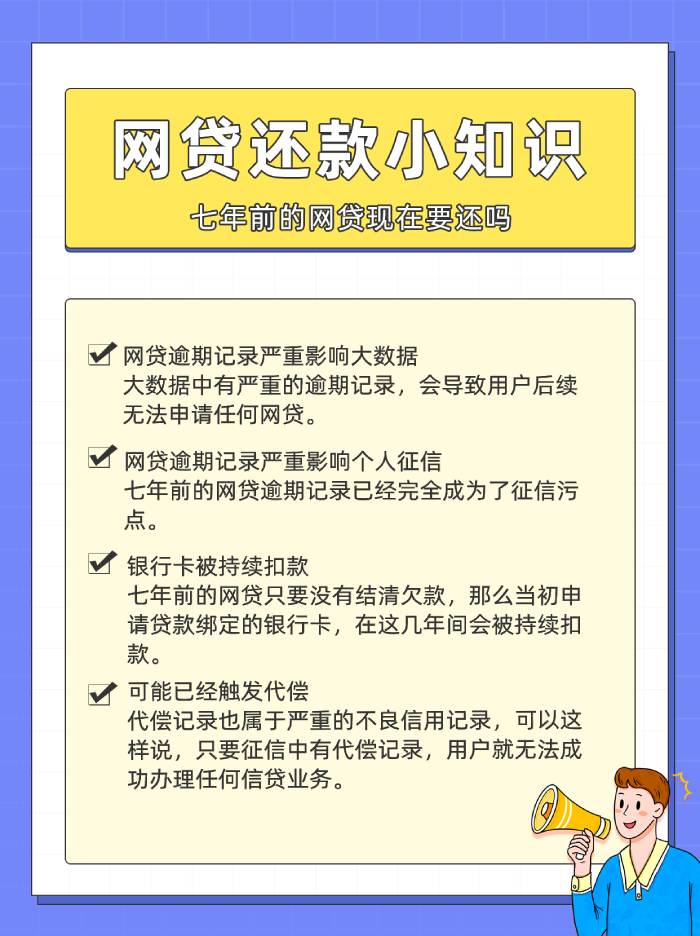 七年前的网贷现在要还吗