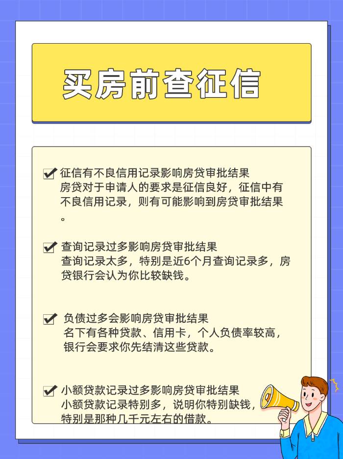 买房前需要去查一下征信吗