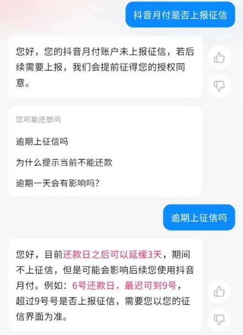 抖音月付什么意思