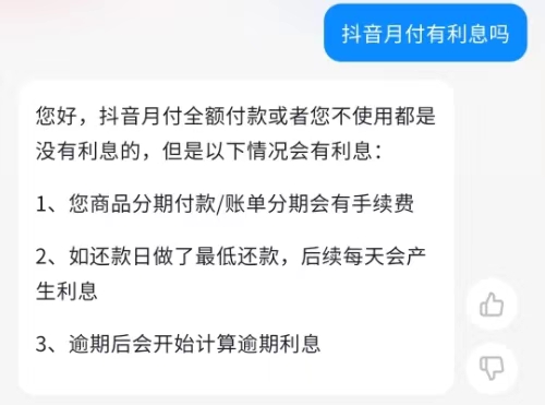 抖音月付什么意思