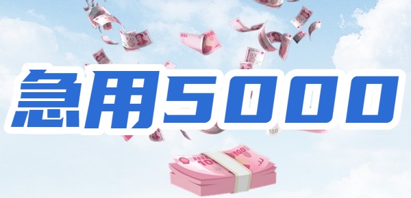 急用5000无视一切