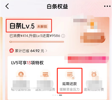 京东白条可以申请延期还款吗