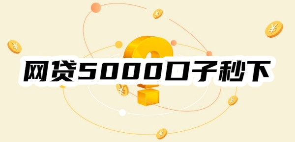 网贷5000口子秒下