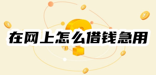 在網(wǎng)上怎么借錢急用