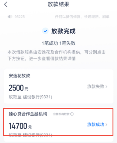 臻心贷和安逸花是一家吗