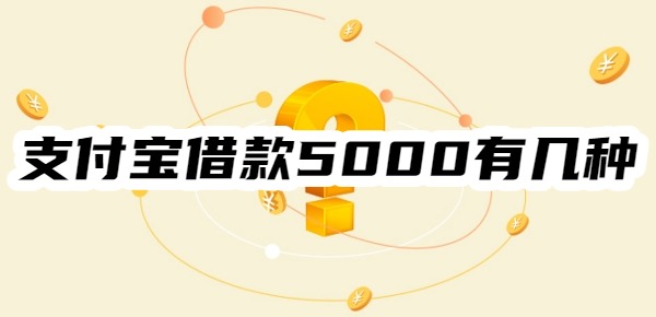 支付宝借款5000有几种
