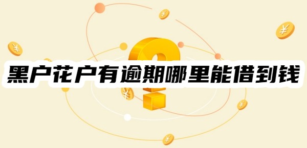 黑户花户有逾期哪里能借到钱啊急用