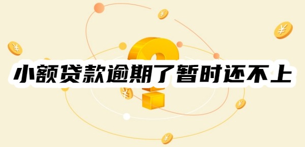 小额贷款逾期了暂时还不上怎么办 小额贷款逾期了暂时还不上怎么办