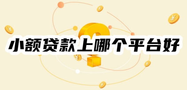 小额贷款上哪个平台好