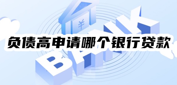 负债高的可以申请哪个银行的贷款