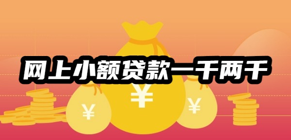 网上小额贷款一千两千有哪些平台