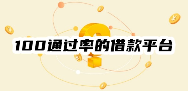 100通过率的借款平台