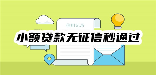小额贷款无征信秒通过app