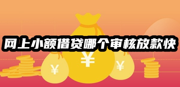 网上小额借贷哪个审核放款快