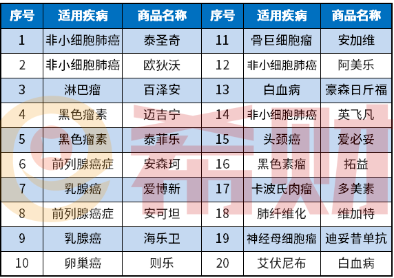 天津津惠保定高额药品目录