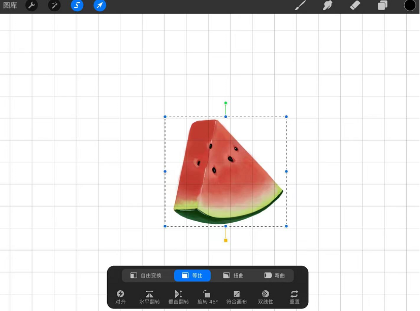 procreate怎么局部缩放？procreate怎么局部放大？