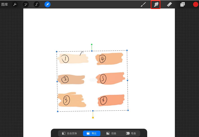 procreate涂抹工具是哪个笔刷？procreate涂抹工具是什么？