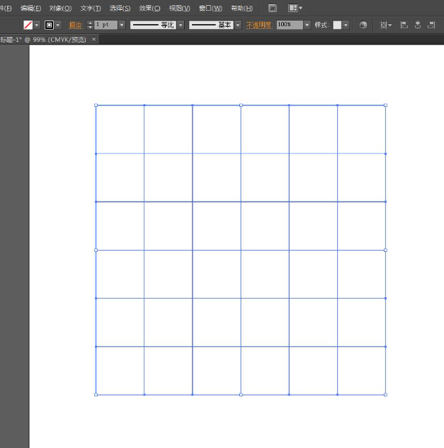 illustrator（Ai）怎么绘制标准的矩形网格？illustrator（Ai）制作网格教程！