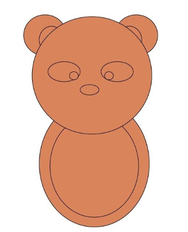 illustrator（AI）怎么绘制小熊卡通插画？AI绘制小熊插画教程！