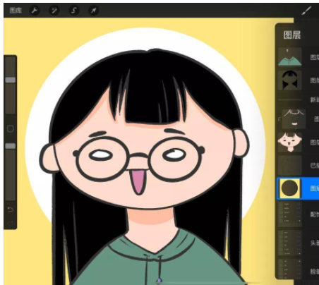 procreate怎么绘制可爱卡通人物头像？ipad头像插画教程！