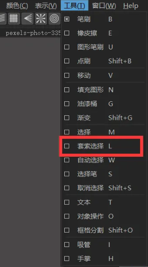 电脑版medibang paint套索工具在哪？medibang套索工具怎么框选选区？