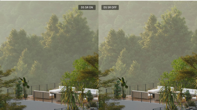 D5 SR 图片加速渲染，效果图设计制作效率翻倍