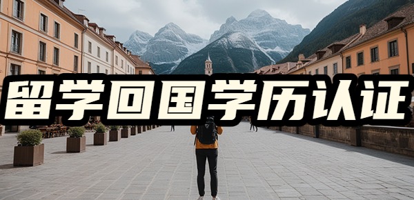 出国留学回国之后怎么进行学历认证？